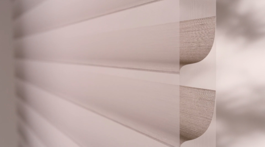 Close-up detail of Silhouette Blinds